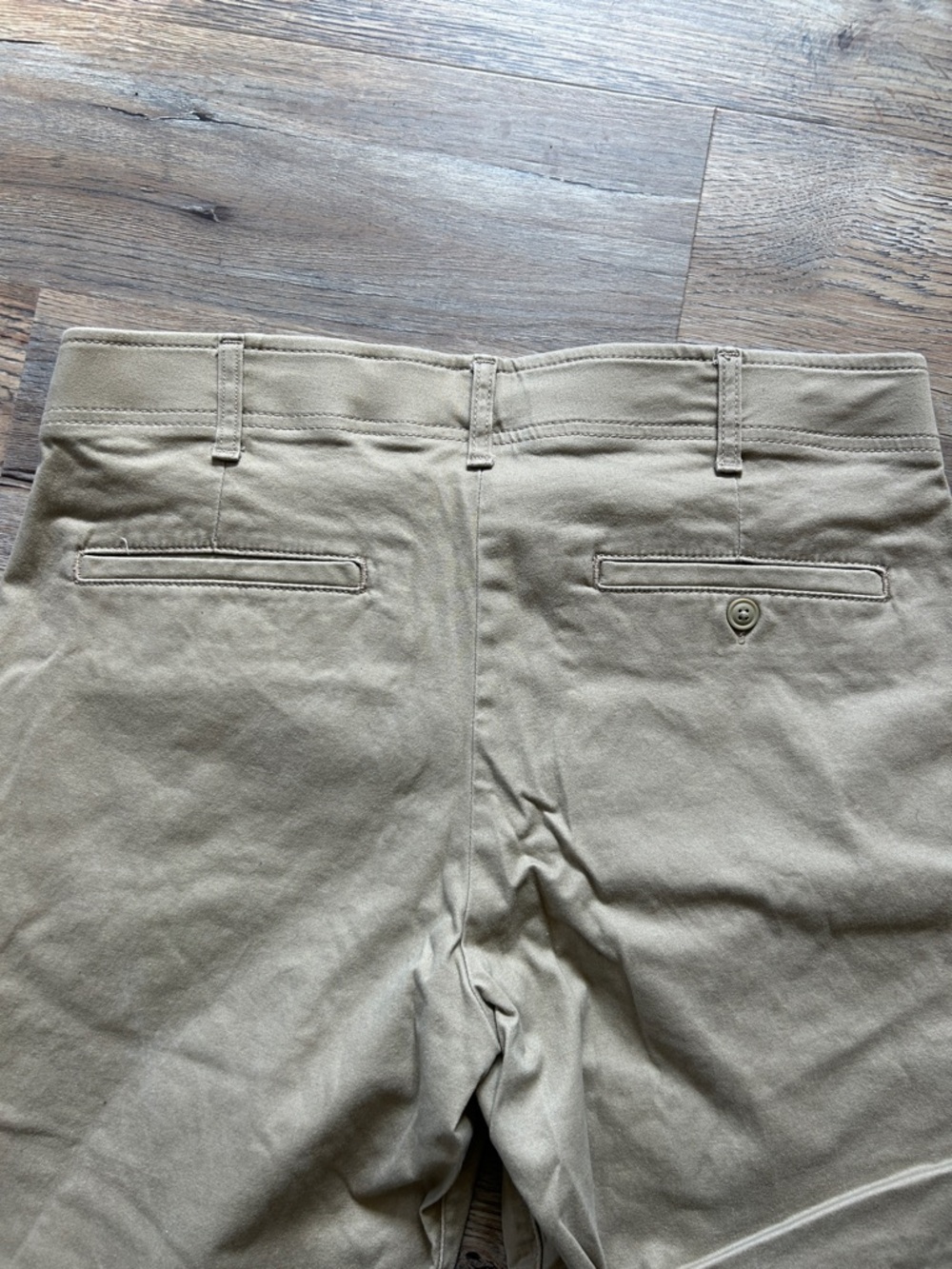 Men’s Chinos Pants, Elasticity Waist, Beige, Inseam 32 (Size 34) - Picture 7 of 7